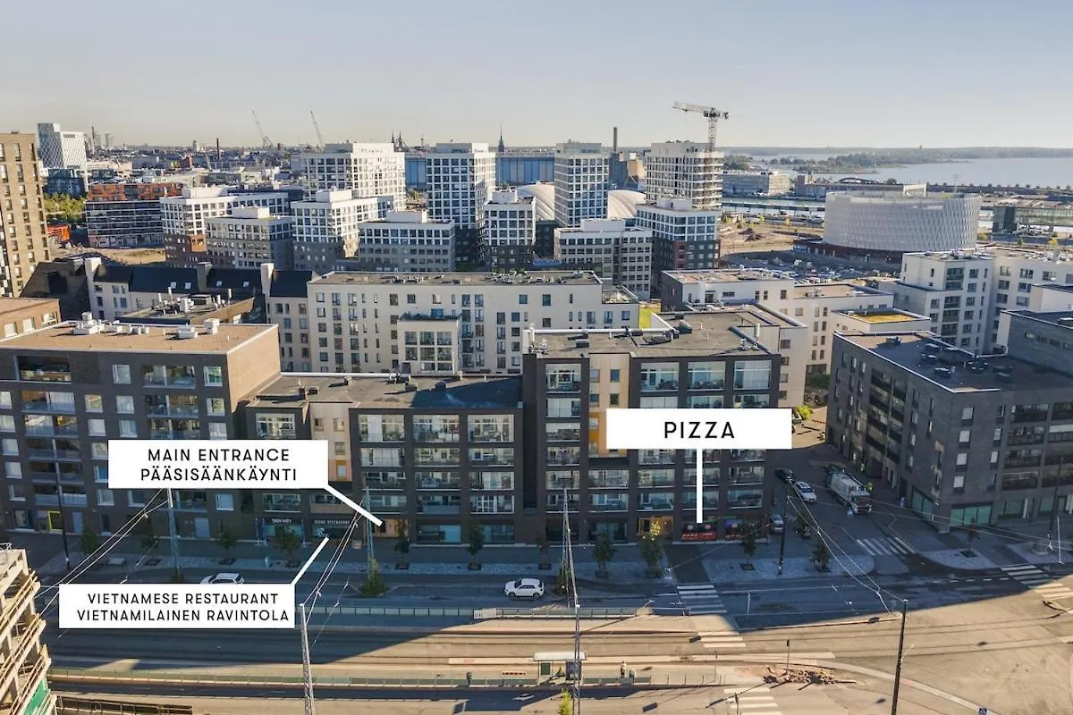 Stylish, 450 M Walk To The Estonian Ferry, Free Parking And Balcony Apartment Helsinki
